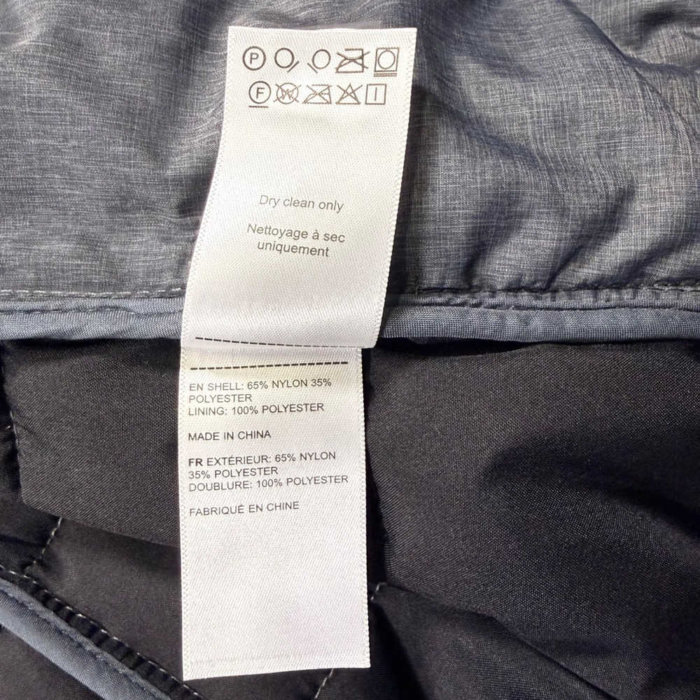 UNTUCKit Mens Gray Quilted Puffer Vest Full Zip Lightweight Size Large L - Picture 11 of 11